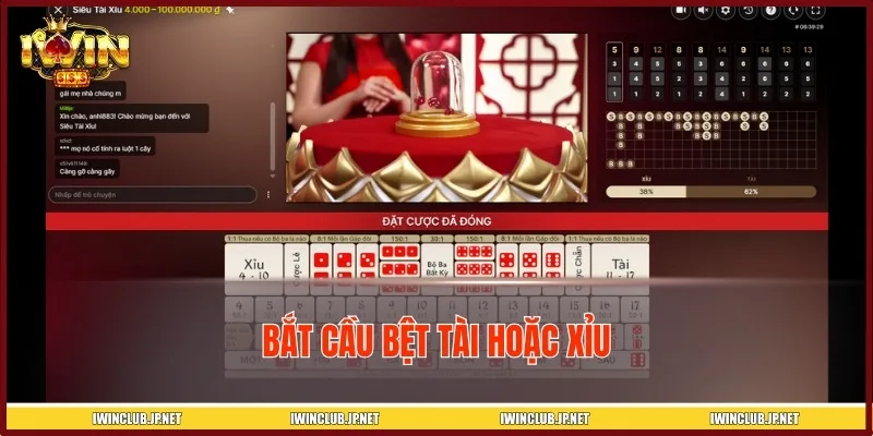 Cách bắt cầu bệt Tài Xỉu giúp game thủ thắng liên tiếp