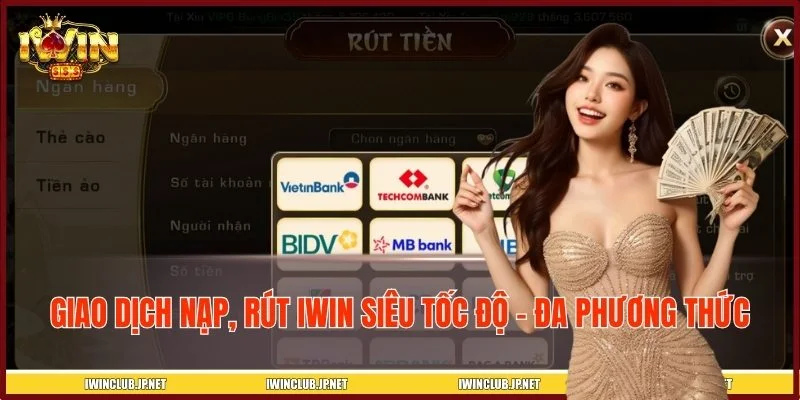 Quy trình nạp rút tiền siêu tốc, bảo mật tại cổng game